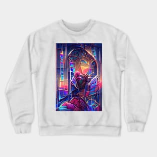 Stained Glass Abstraction Crewneck Sweatshirt